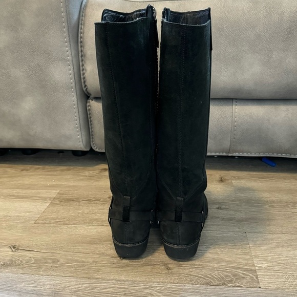 Teva Black DE LA VINA DOS TALL Genuine Leather Size 10 - Picture 6 of 9